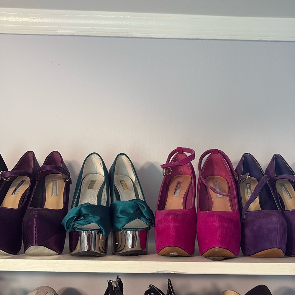 ❤️‍🔥Bundle of platform heels size 6